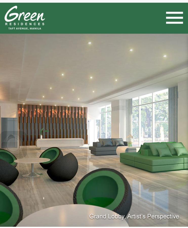 Stays At Green Residences 1 Studio Room Couples Bed With Complimentary Breakfast For 2 Manila Eksteriør billede